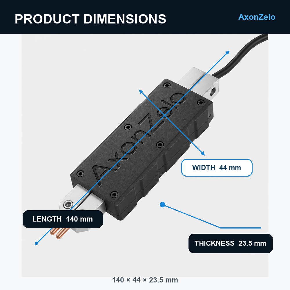 AxonZelo 100 mm² (Approx. 4/0 AWG) High-Current Spot Welding Pen